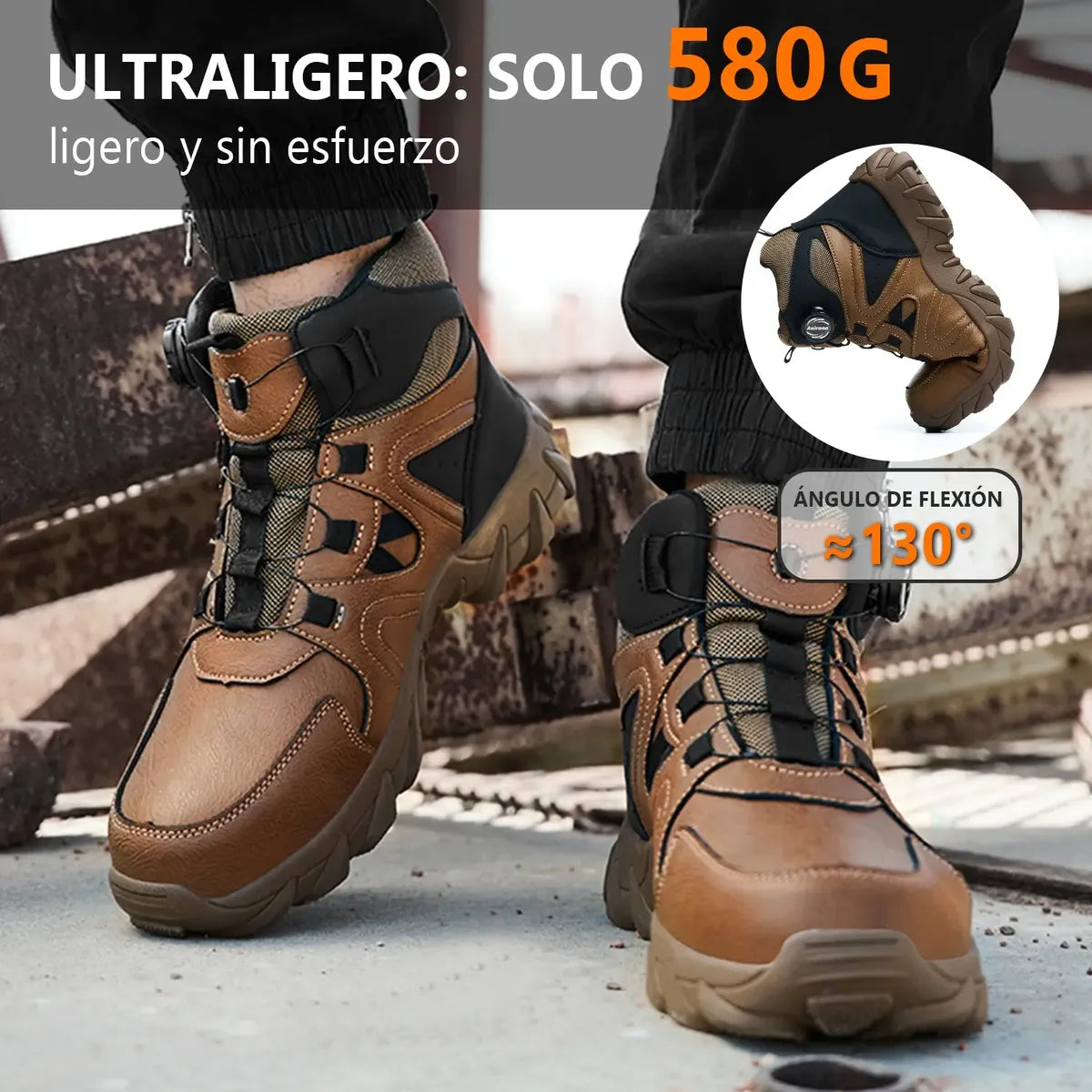 Zapatos De Seguridad Botas Industrial Trabajo Para Hombre