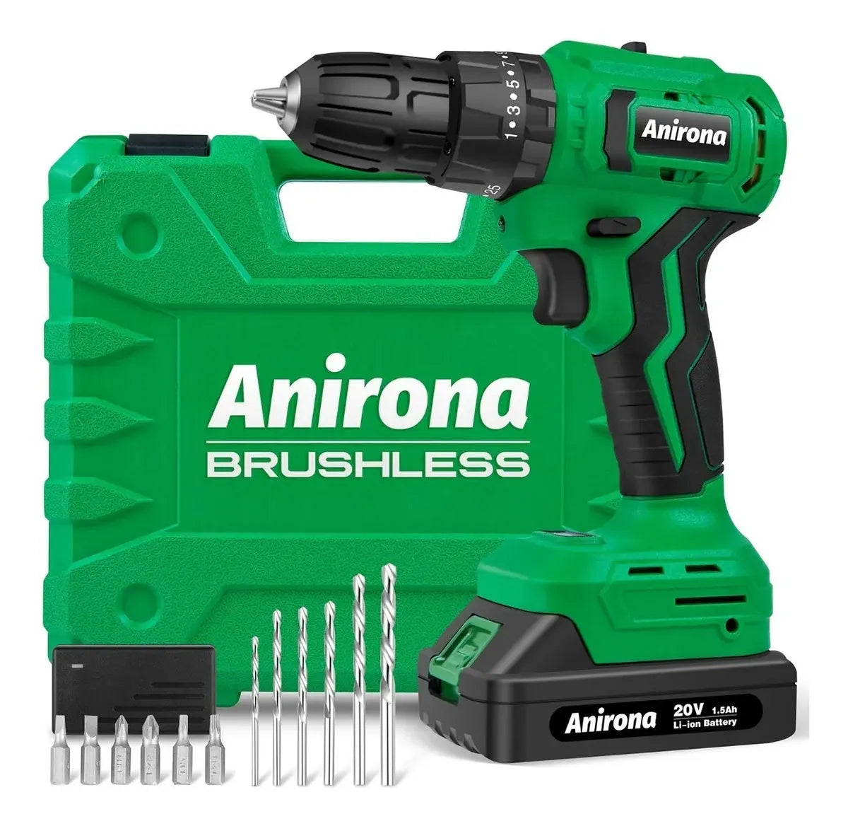 Taladro Atornillador Rotomartillo S/carbones Inalámbrico 20v