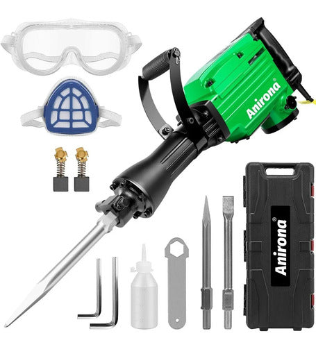 Demoledor Rompedor De Concreto 1700w Anirona DH65A 60hz