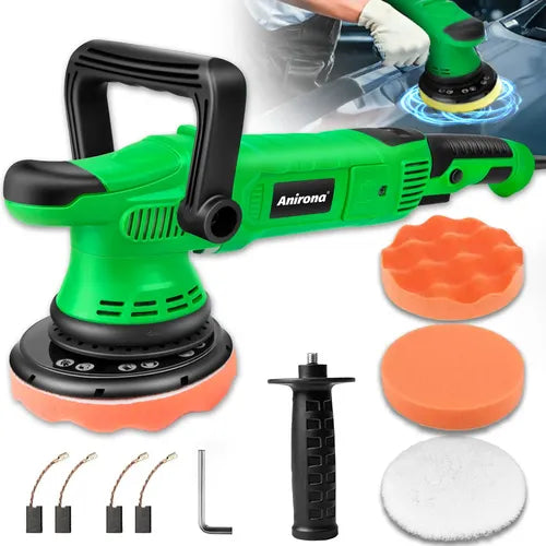 Pulidora Roto Orbital Doble Acción 6'' 7 Velocidad Para Auto