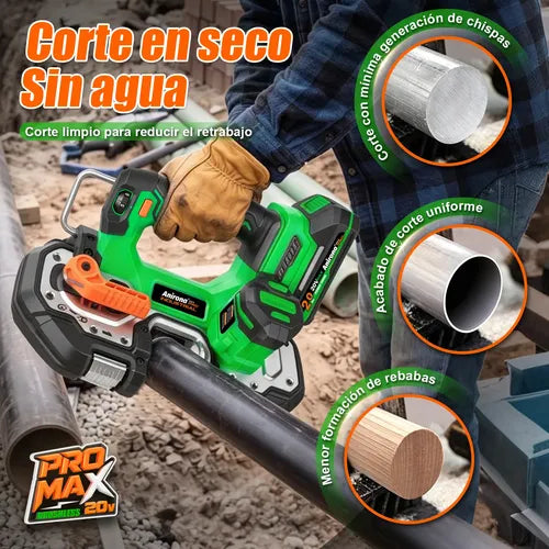 Sierra De Banda Inalámbrica 20v 2 Baterías Anirona Promax