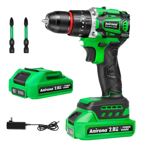 Taladro Rotomartillo Sin Carbones Inalámbrico 20v Anirona