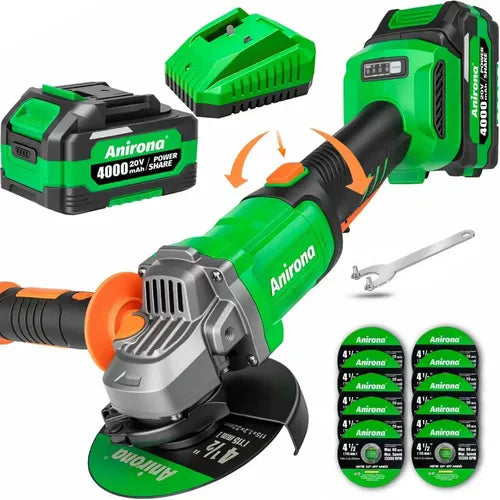 Esmeriladora Angular Inalámbrica Brushless 20v 1150w 4.0ah