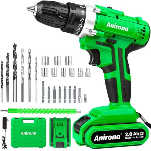 Taladro Atornillador Airona Aa2015-30 De 20v 1 Batería