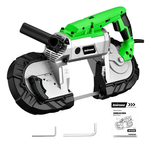 Sierra Cinta Banda Portátil Metal 1100w Cortadora Anirona