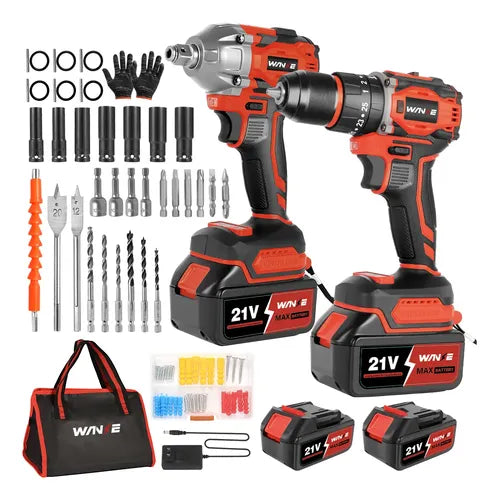 Taladro Rotomartillo Y Llave De Impacto Anirona Kit1725