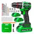 Taladro Rotomartillo Sin Carbones Inalámbrico 20v 2 Baterías