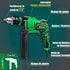 Taladro Rotomartillo 1/2'' Prof 800w Anirona Rh800 C/brocas