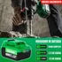 Rotomartillo Taladro Sds-plus Anirona Con 2*4.0ah Batería