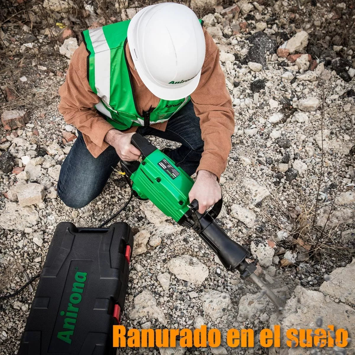 Demoledor Rompedor De Concreto 1700w Anirona Dh65a