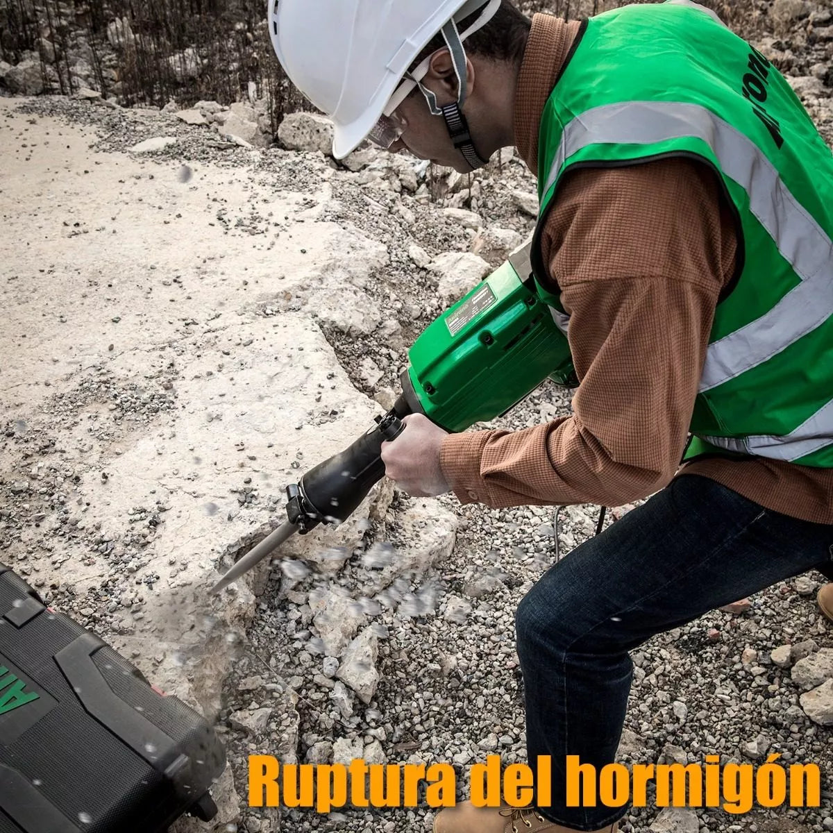 Demoledor Rompedor De Concreto 1700w Anirona Dh65a