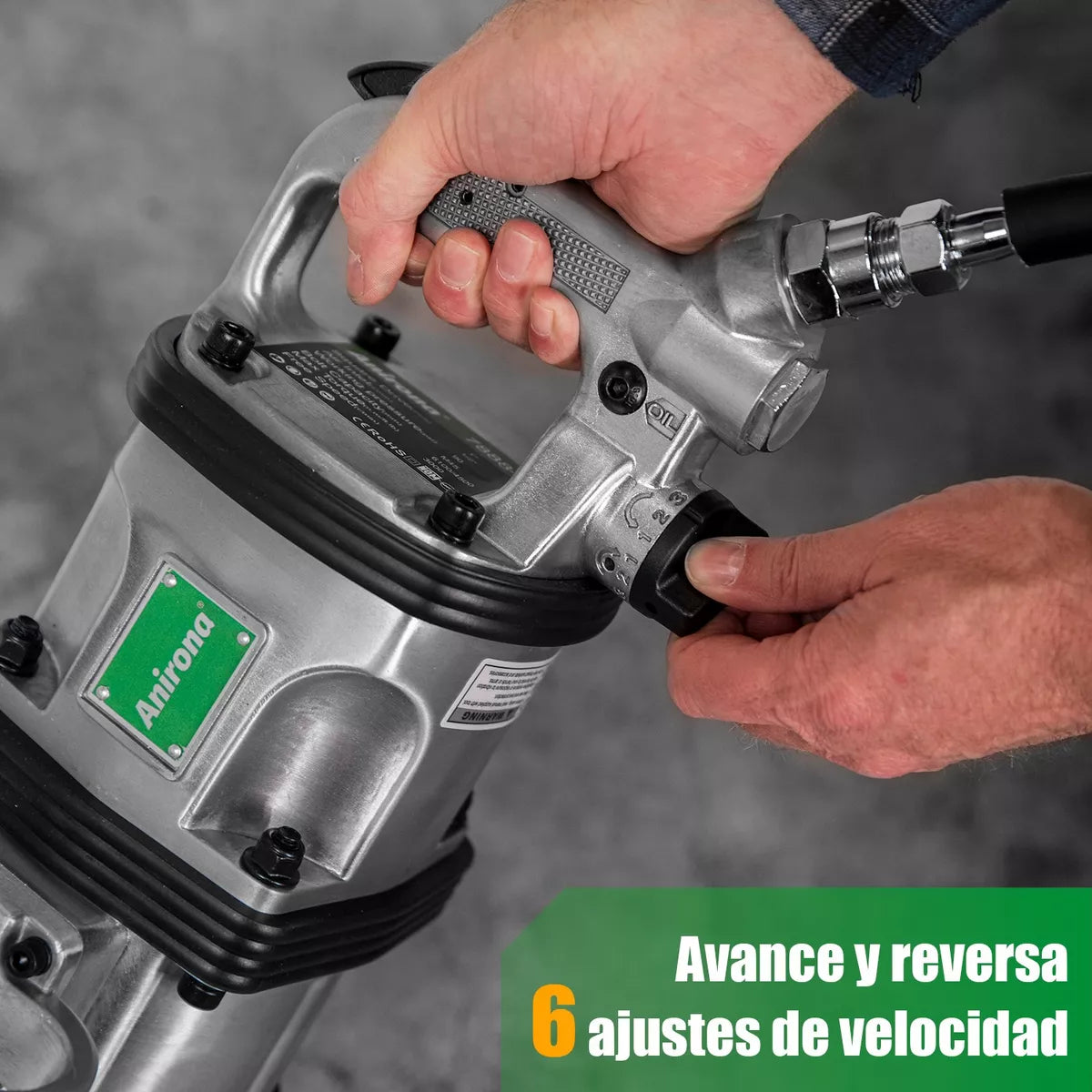 Llave De Impacto Neumática 1'' Anirona 6100nm Industrial7888