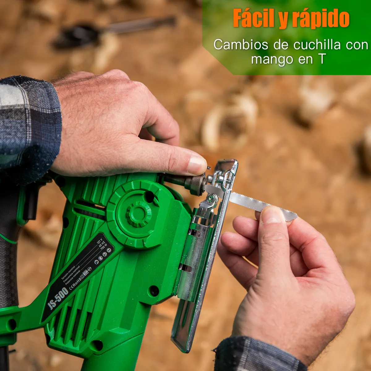 Sierra Caladora 750 Watts 5 Velocidades Anirona Js500