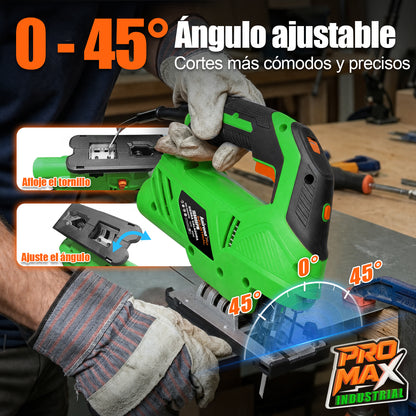 Sierra Caladora Eléctrica 850w Para Madera Anirona Promax JS8006PM