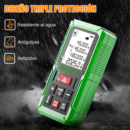 Medidor Láser Telémetro Distanciómetro 45 Metros Anirona FG40