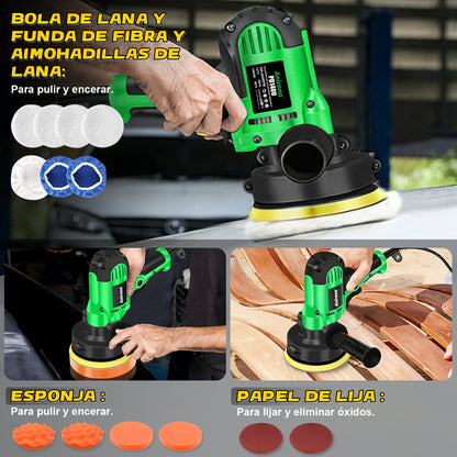 Pulidora Rotativa 125mm Eléctrico Para Coches 1400w Anirona PD1400