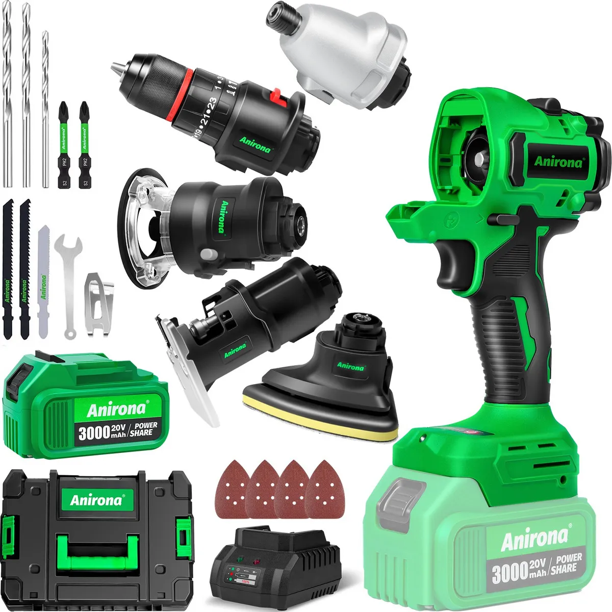 Metax Anirona 5-in-1 Cordless Woodworking Drill