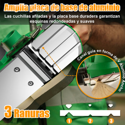 Cepillo Eléctrico Madera 3-1/4 1080w Anirona Pro AP82