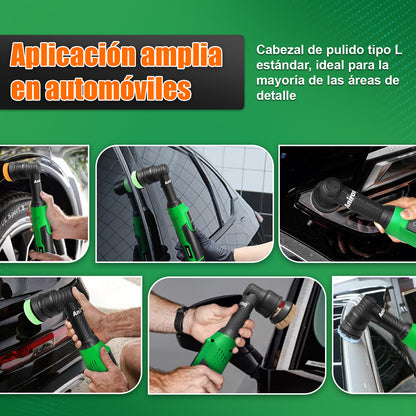 Pulidora Orbital De Doble Acción Con 2 Baterías Anirona PD12