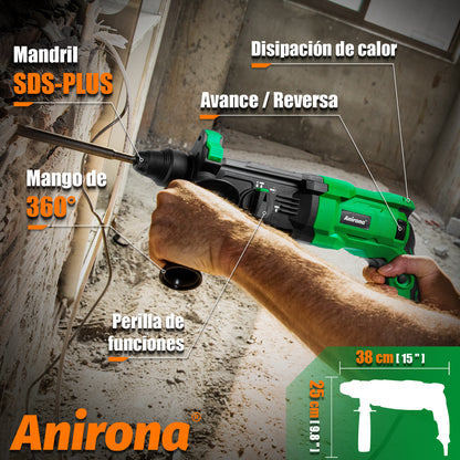 Rotomartillo Perforador Cincelador Sds 950w Anirona RH26A
