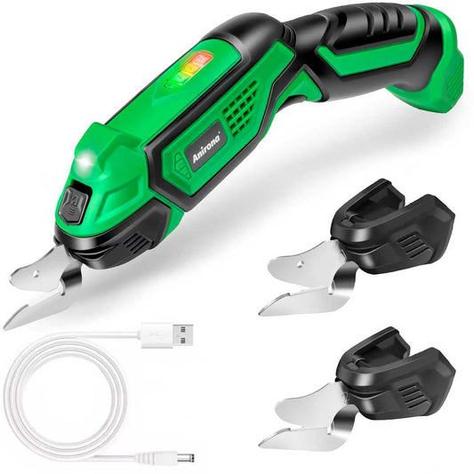 Tijera Eléctrica Inalámbrica Para Cortar Lamina Tela Anirona AS107