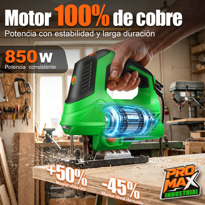 Sierra Caladora Eléctrica 850w Para Madera Anirona Promax JS8006PM