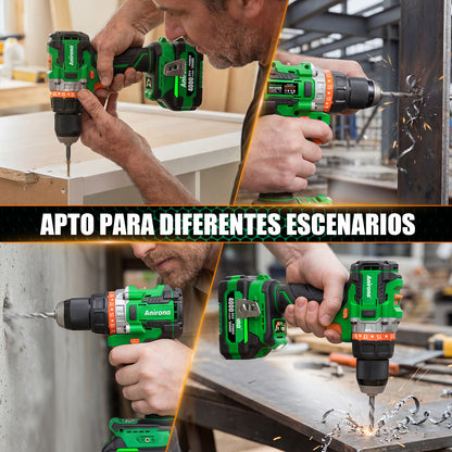 Taladro Rotomartillo Sin Carbón 1/2'' 4ah Anirona Promax AA20-J3420PM-1