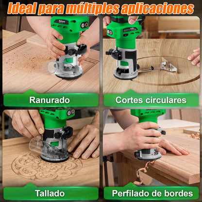 Router Rebajadora Inalámbrico Brushless 20v 4.0ah Anirona AA20-R2302