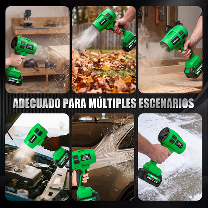 Soplador De Aire Para Hojas Inalámbrico Anirona 2 Baterías AA20-S480