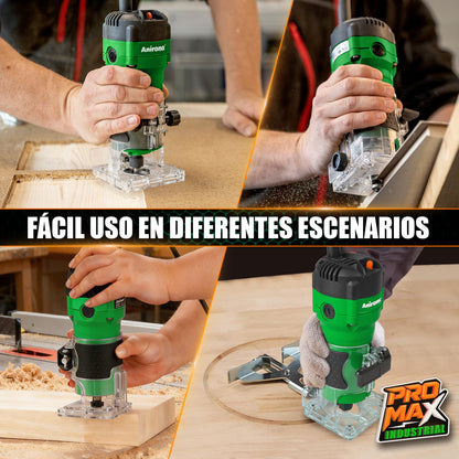 Router Anirona 800w +5 Brocas Carburo 1/4'' AR800