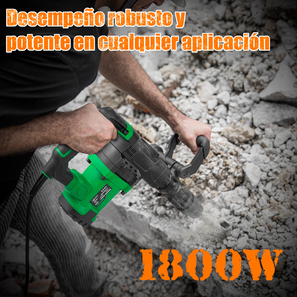 Martillo Demoledor Cincelador Anirona Sds Max 1800w 18j DH50