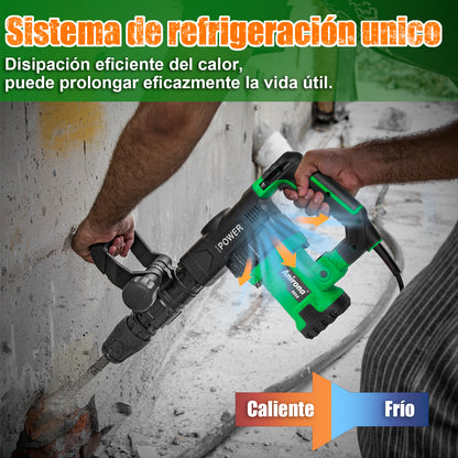 Martillo Demoledor Cincelador Anirona Sds Max 1800w 18j DH50