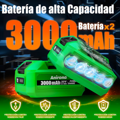 Pulidora Inalámbrica 20v Roto Orbital Doble Acción 6'' Auto AA20-PD8633