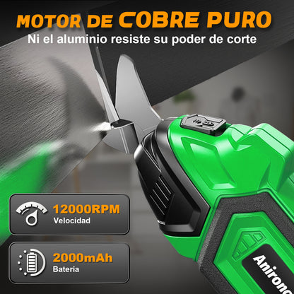 Tijera Eléctrica Inalámbrica Para Cortar Lamina Tela Anirona  AS107
