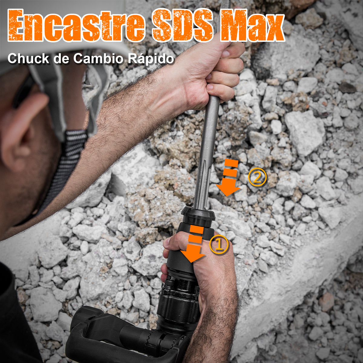 Martillo Demoledor Cincelador Anirona Sds Max 1800w 18j DH50