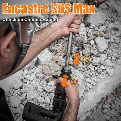Martillo Demoledor Cincelador Anirona Sds Max 1800w 18j DH50